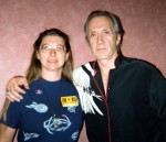 Vikki with David Carradine