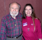 Vikki with Barry Morse (Distinguished Actor)