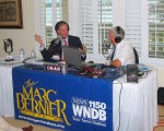 Marc Bernier with John LeBoutillier, on the air